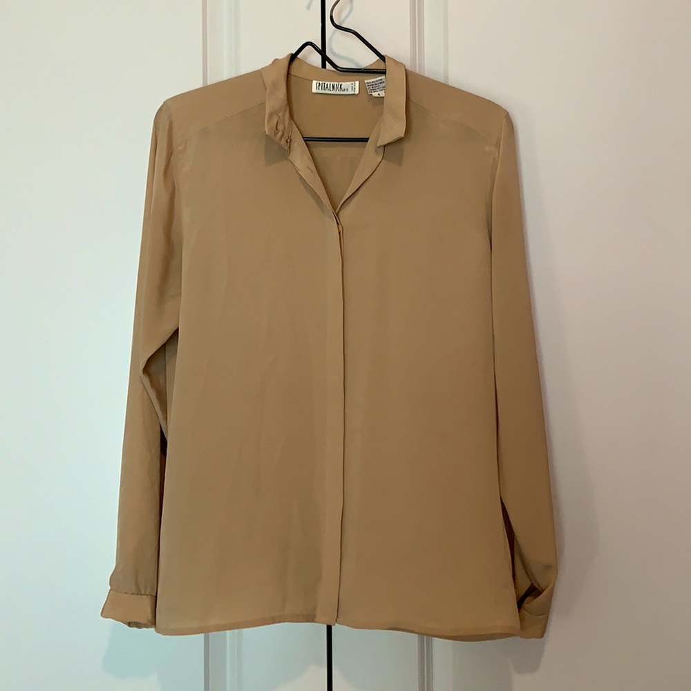 Vintage button-up blouse